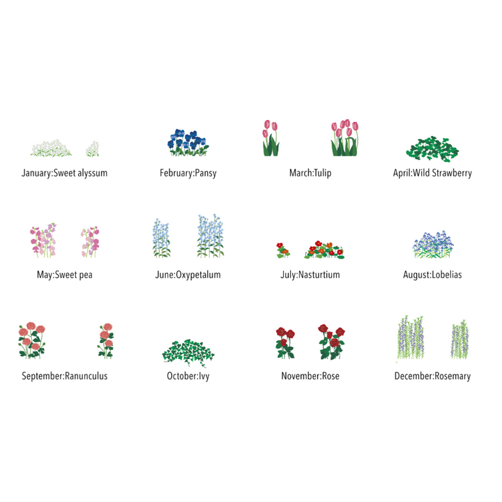 Blooms 3D 2027 Calendar