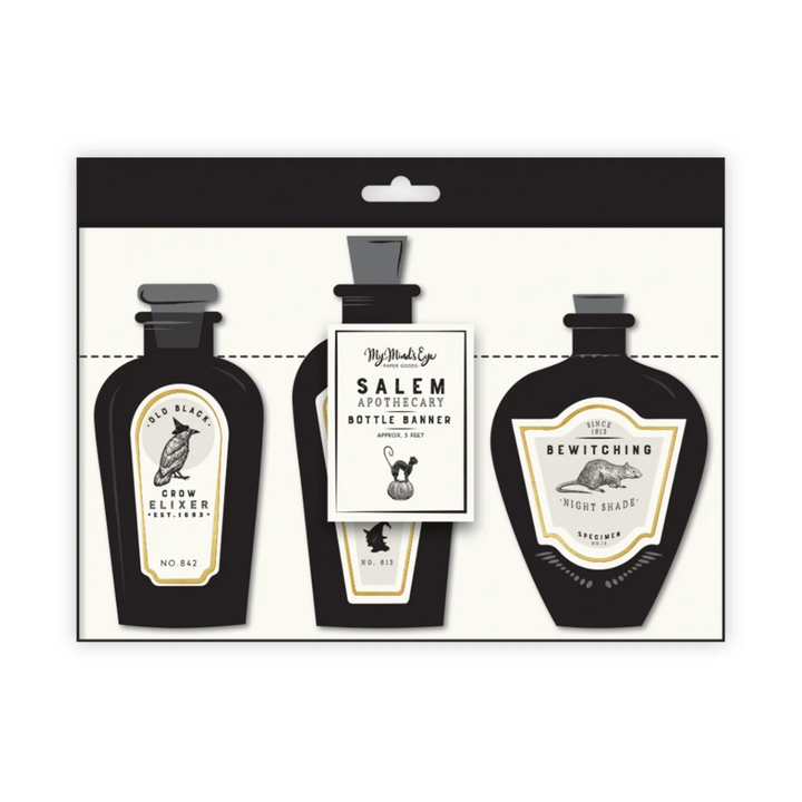 Salem Apothecary Potion Bottles Banner