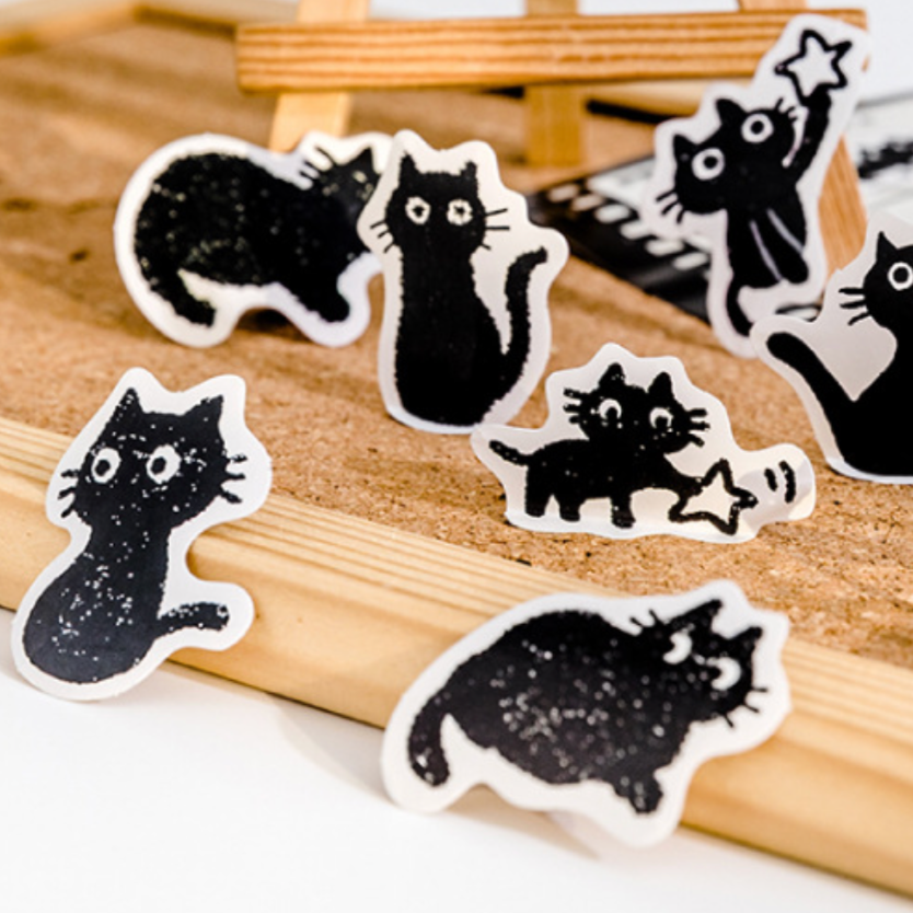 Mr. Edgar Plays at Night Stickers (Pack of 45)
