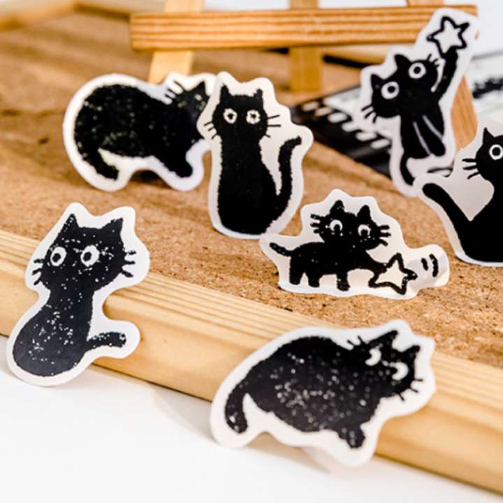 Mr. Edgar Plays at Night Stickers (Pack of 45)