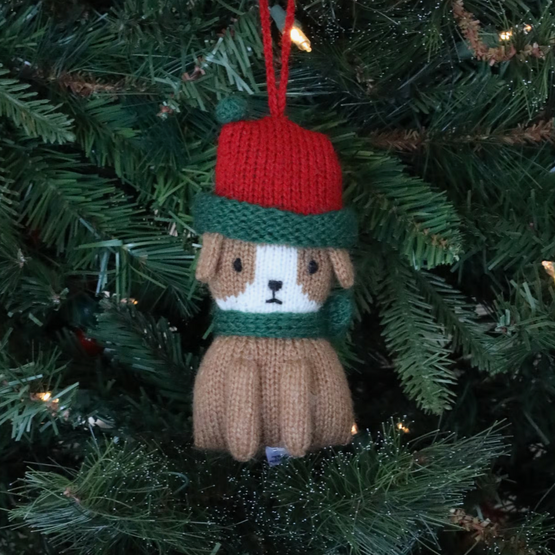 Holiday Puppy Ornament