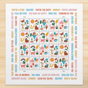 USPS Postage Stamps (Sheets in Multiple Designs)