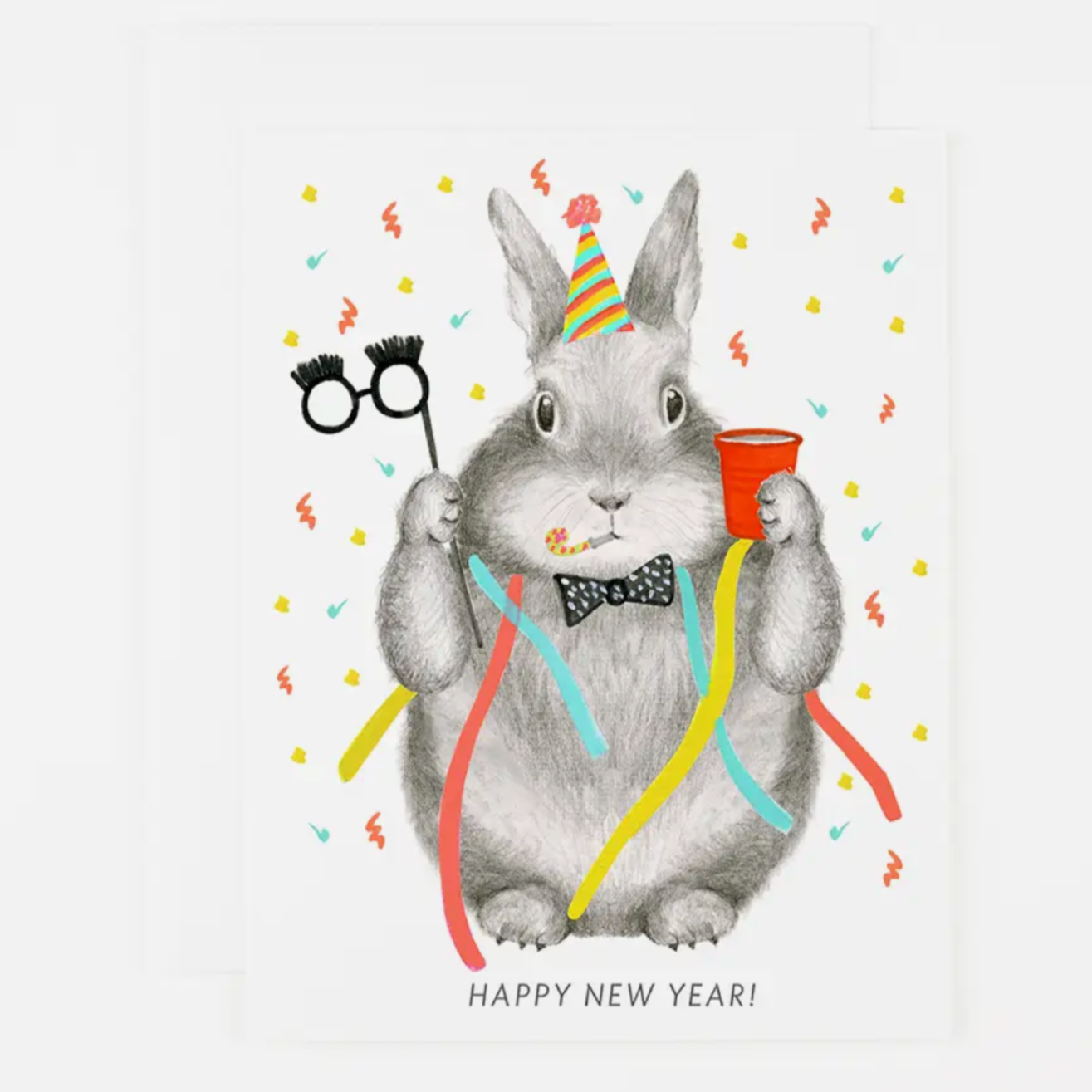 New Year's Bunny Card