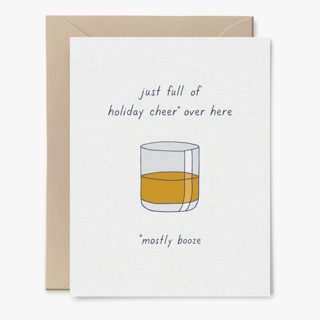Holiday Cheer - Booze Card