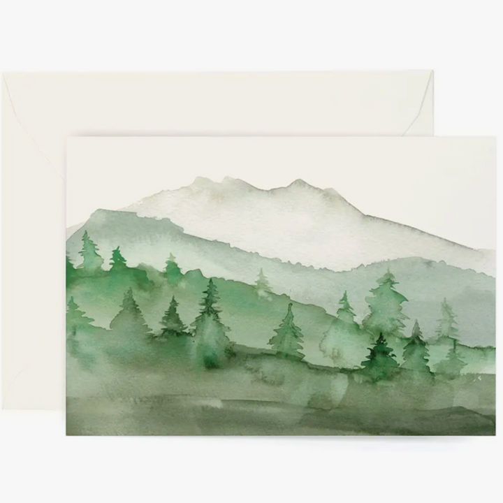 Green Mountains Greeting Card (Box of 8)