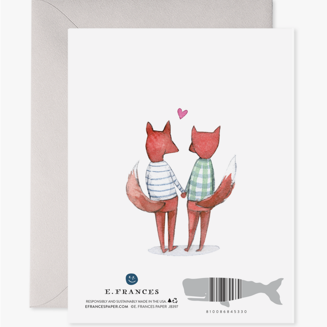 Crushing Fox Valentine Card