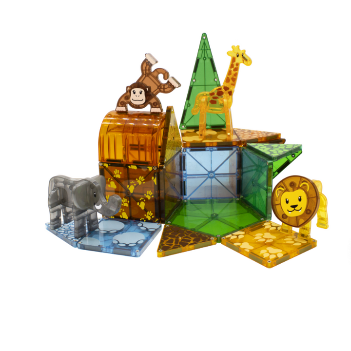 MAGNA-TILES® Safari Animals 25-Piece Set