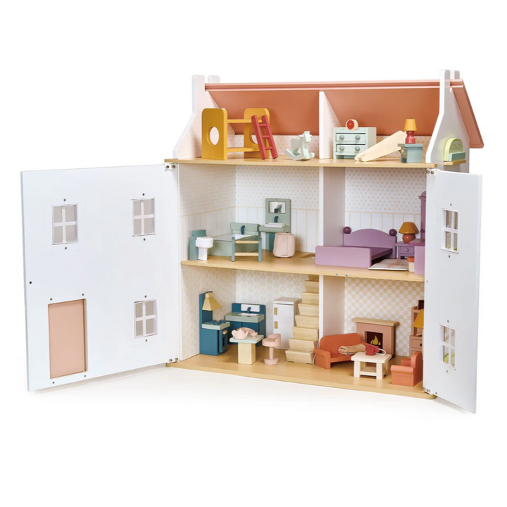 Wooden Dining Room Dollhouse Furniture