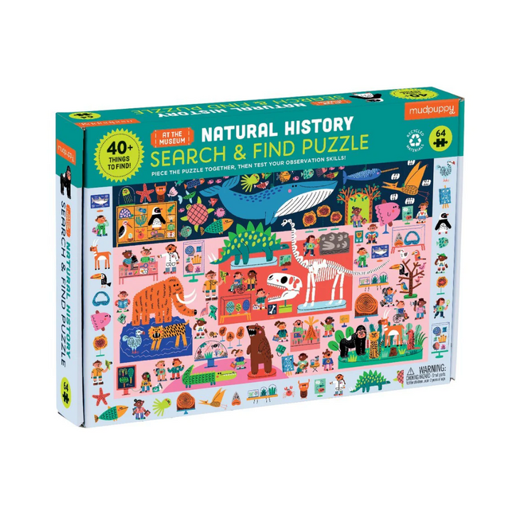 64-Piece Natural History Museum Search & Find Puzzle