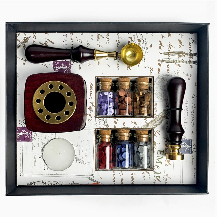 Bead Sealing Wax Melting & Stamp Kit - Tree of Life