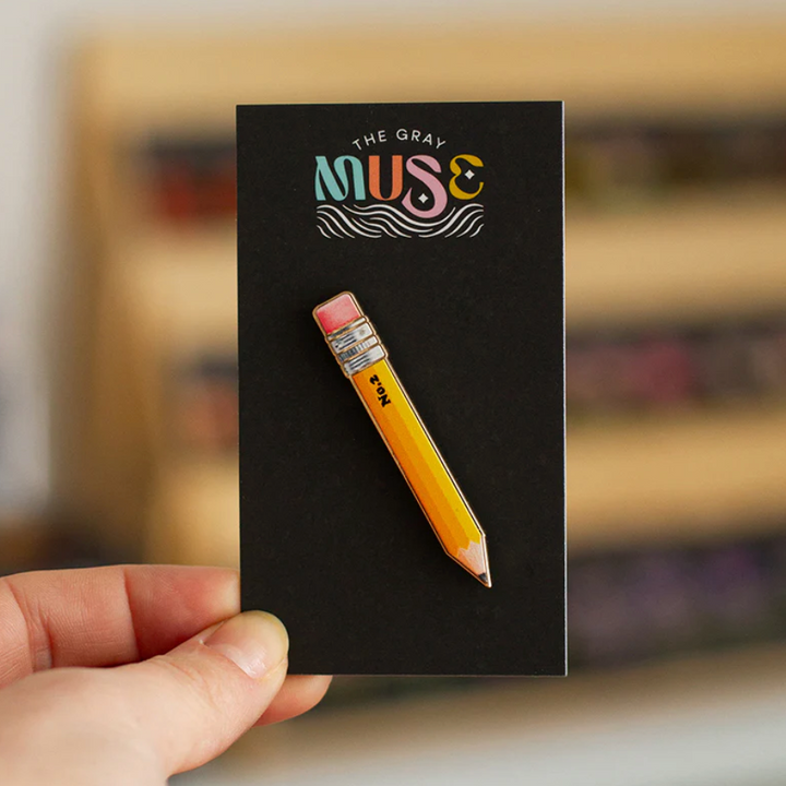 Yellow Pencil Enamel Pin