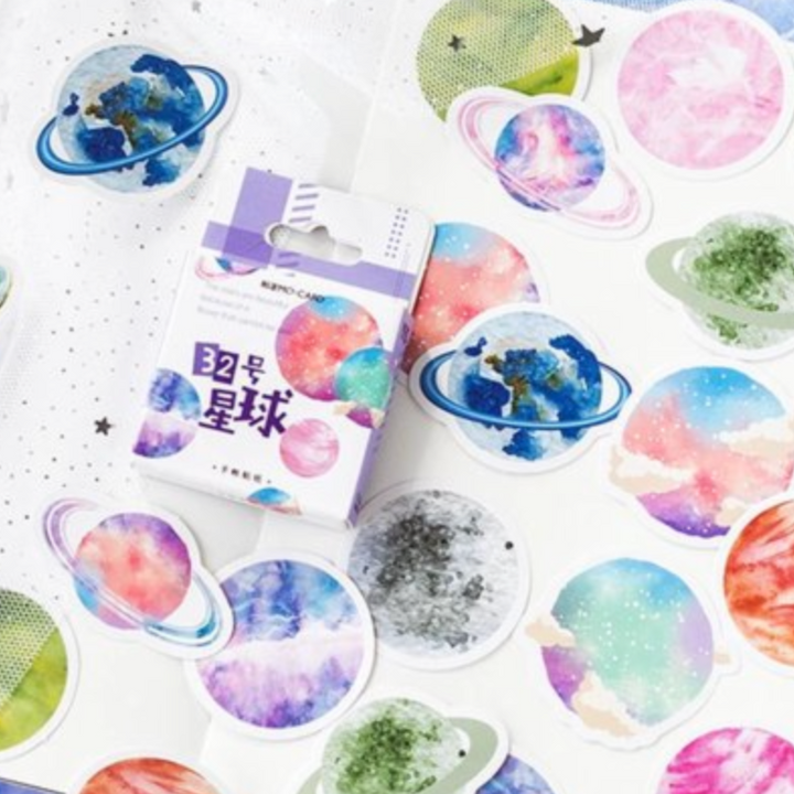 Planets Stickers (Pack of 45)