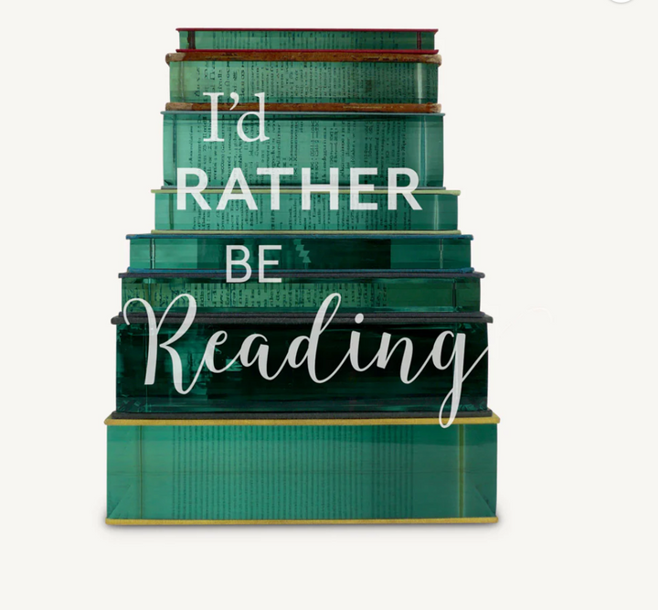 I'd Rather Be Reading Notecard Set (Box of 20)