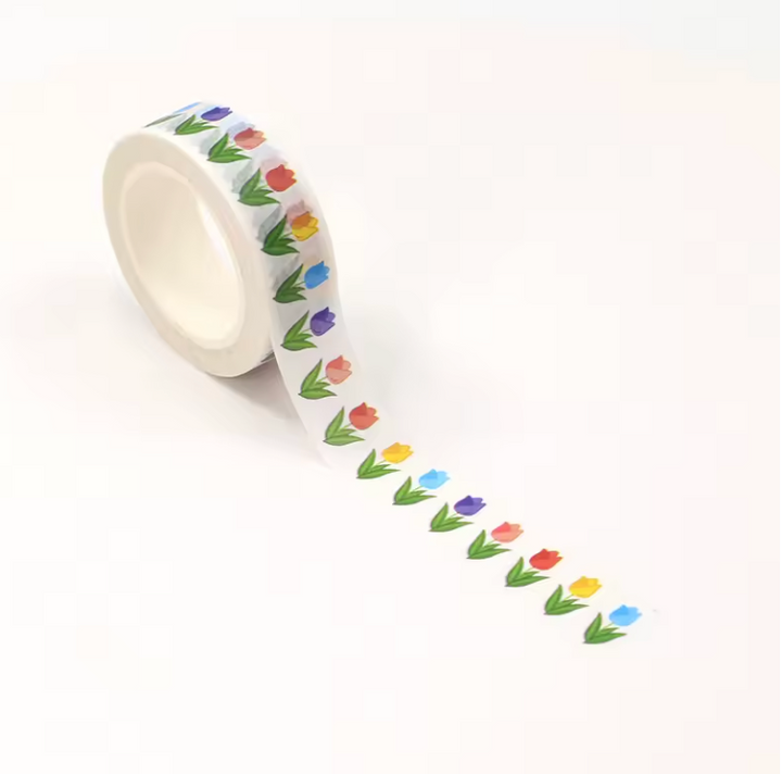 Colorful Tulips Washi Tape
