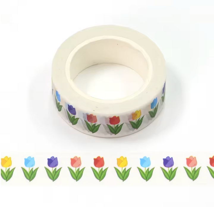 Colorful Tulips Washi Tape