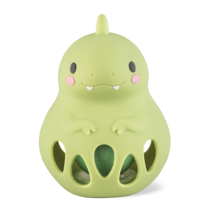 Silicone Rattle - Dino