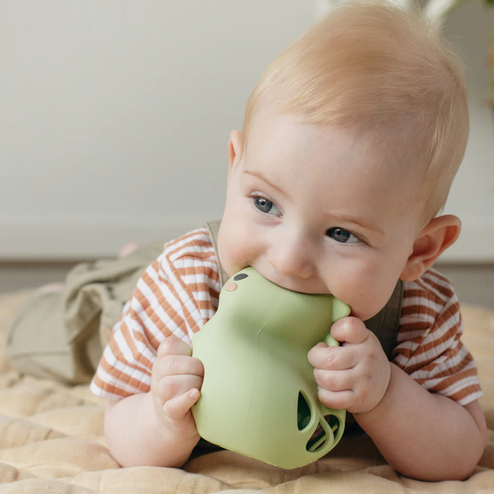 Silicone Rattle - Dino