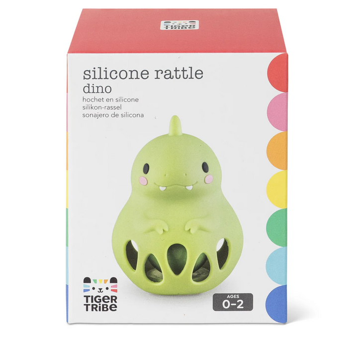 Silicone Rattle - Dino