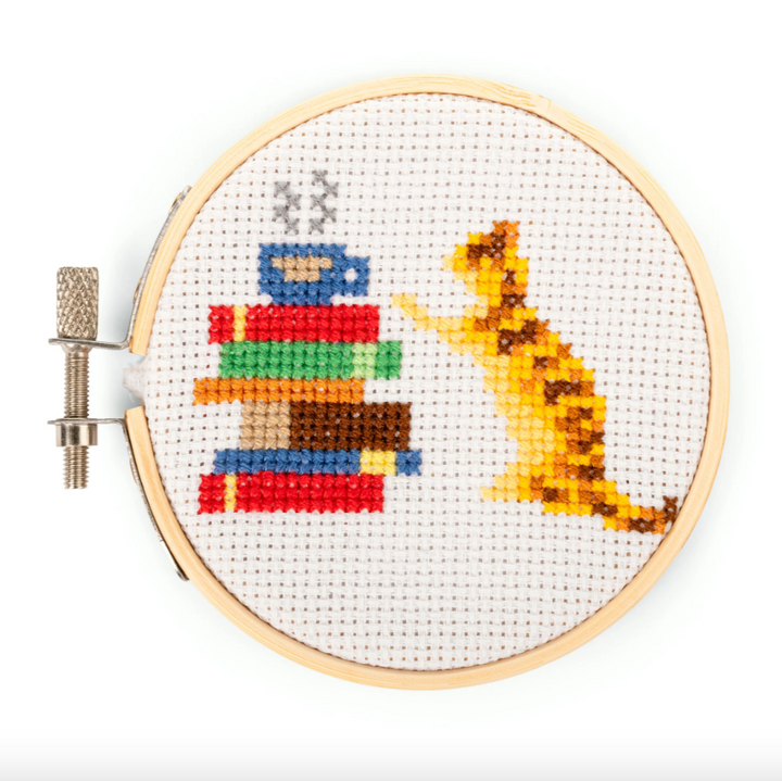 Cat Mini Cross Stitch Embroidery Kit