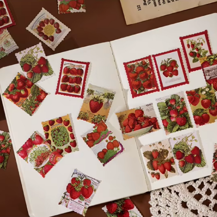 Strawberry Stickers (Pack of 45)