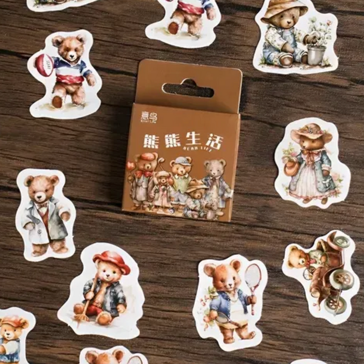 Bear Life Stickers (Pack of 45)