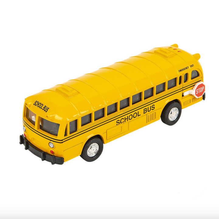 Die-Cast Pull Back School Bus