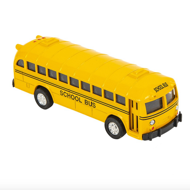 Die-Cast Pull Back School Bus