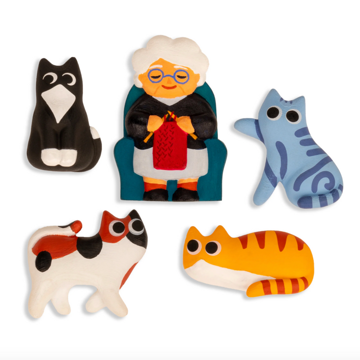 Cat Lady Magnets