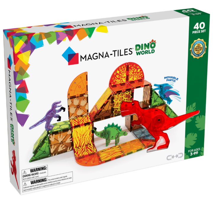 MAGNA-TILES® Dino World 40-Piece Set