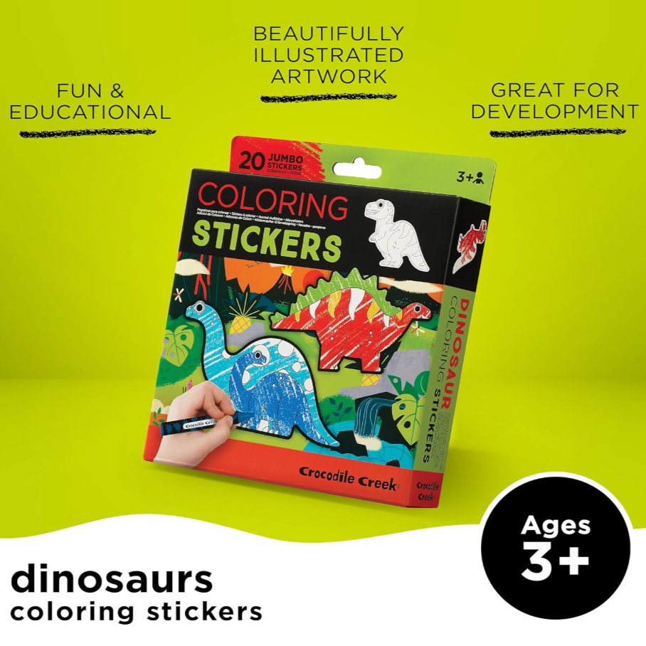 Coloring Stickers - Dinosaurs