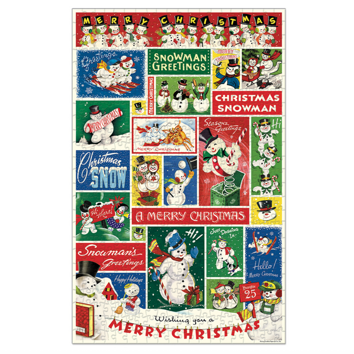 Christmas Snowman 500 Piece Puzzle