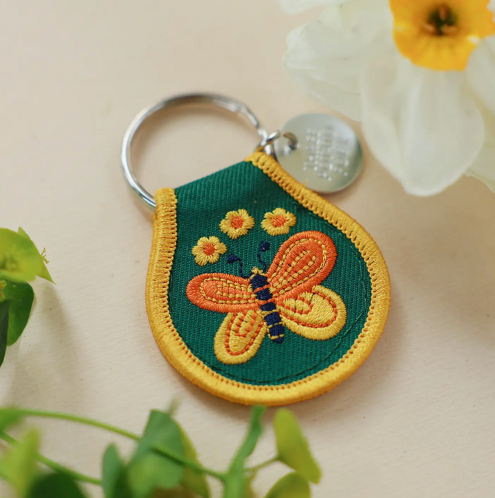 Patch Keychain - Butterfly
