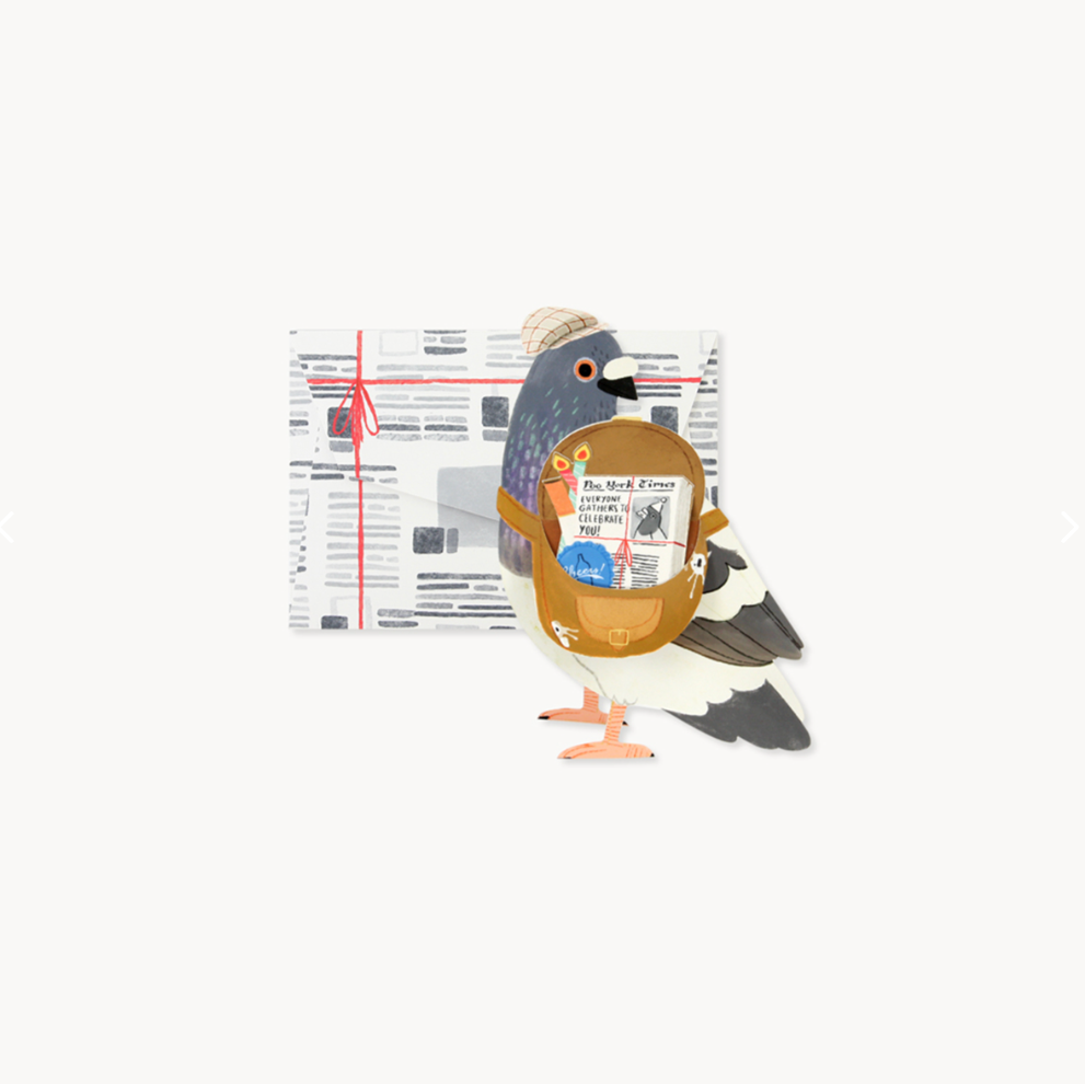Messenger Pigeon Card