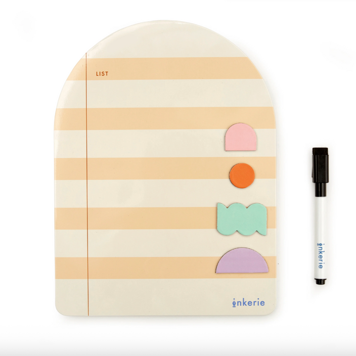 Inkerie Magnetic Dry Erase List Memo Board