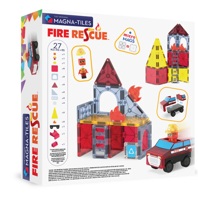 MAGNA-TILES® Fire Rescue 27-Piece Set