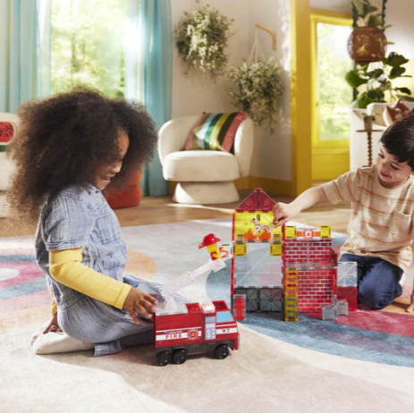 MAGNA-TILES® Fire Station 50-Piece Set