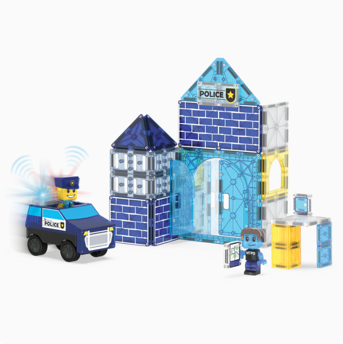 MAGNA-TILES® Police Station 35-Piece Set