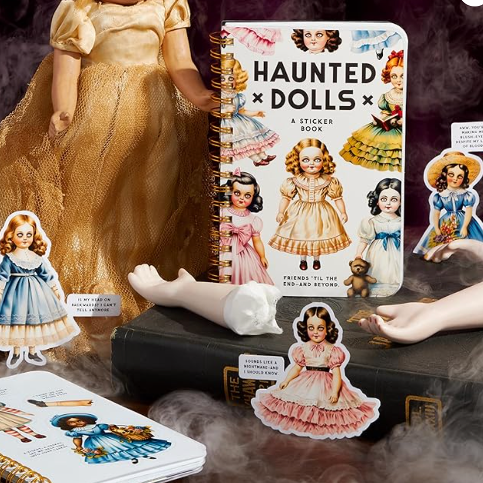 Haunted Dolls Sticker Book