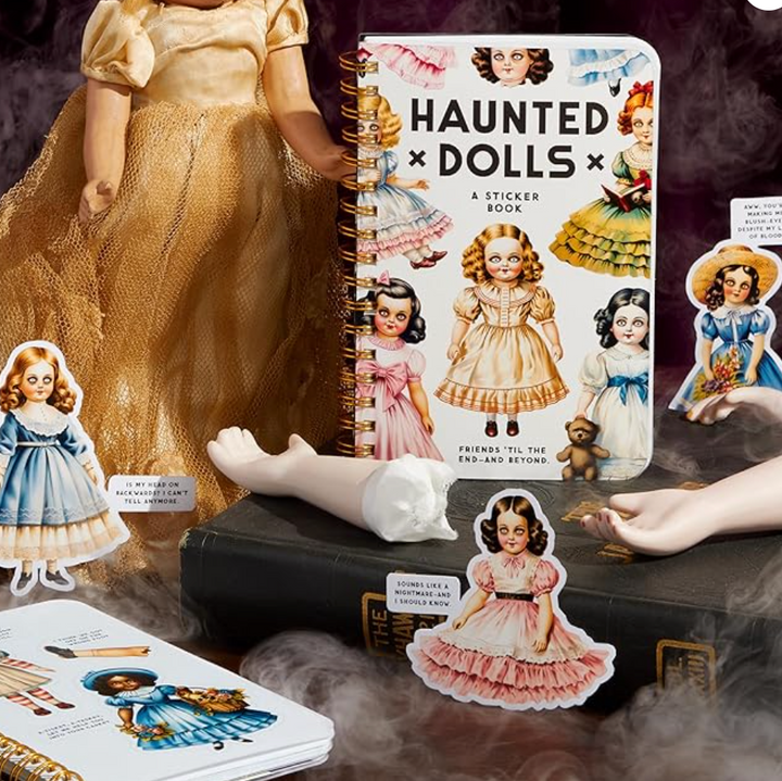 Haunted Dolls Sticker Book