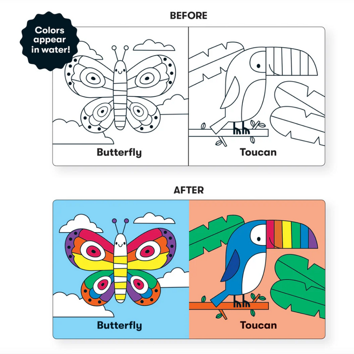 Wild Rainbow Color Magic Bath Book