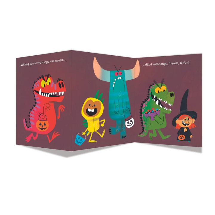 Halloween Parade Tri-Fold Card
