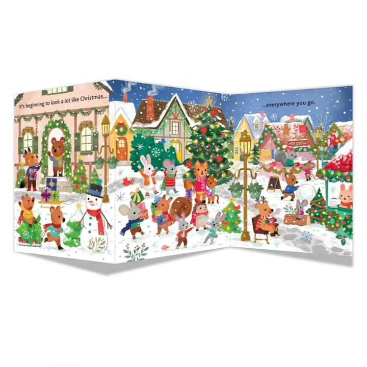 Christmas Everywhere Tri-Fold Card