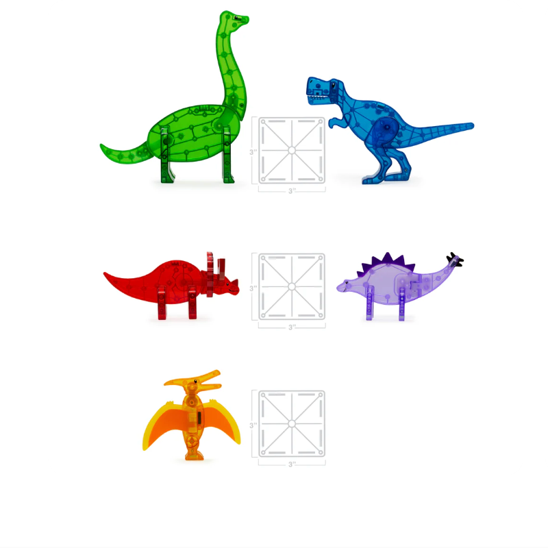 MAGNA-TILES® Dinos 5-Piece Set