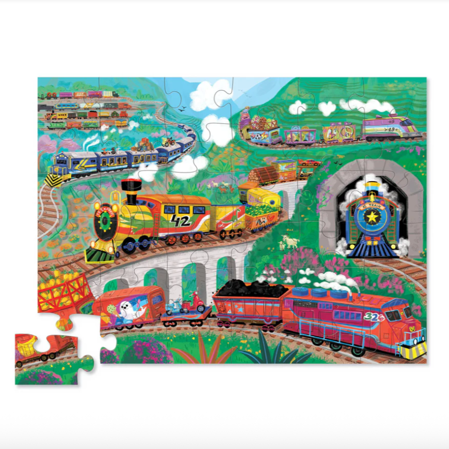 36-Piece All Aboard Floor Puzzle