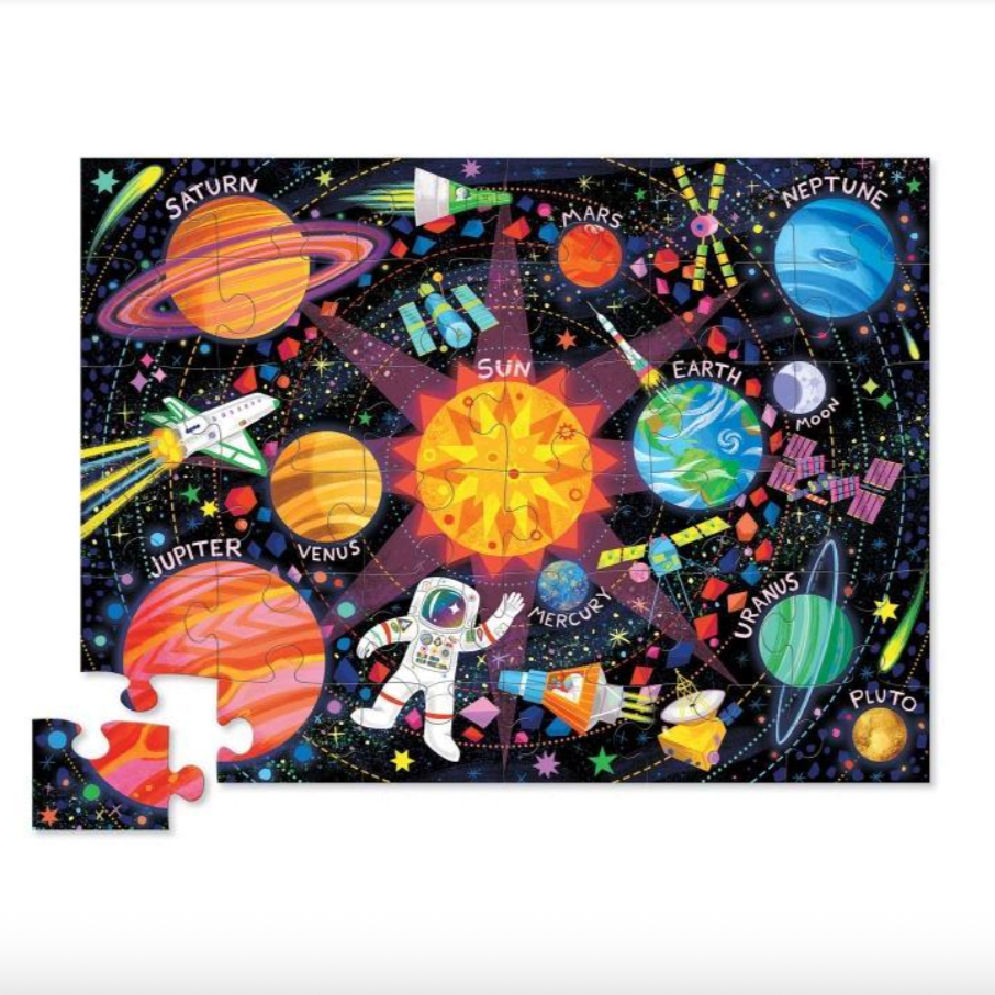 36-Piece Space Explorer Floor Puzzle
