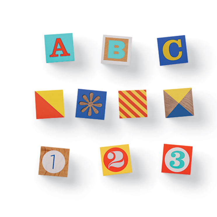 ABC-123 Wood Blocks