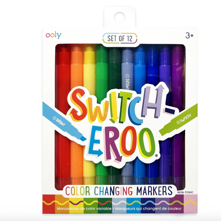 Switch-Eroo Color Changing Markers (Set of 12)