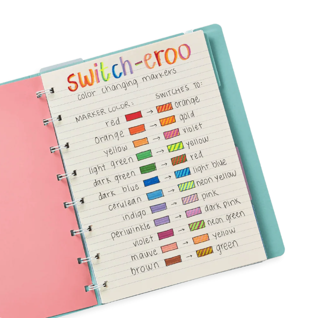 Switch-Eroo Color Changing Markers (Set of 12)