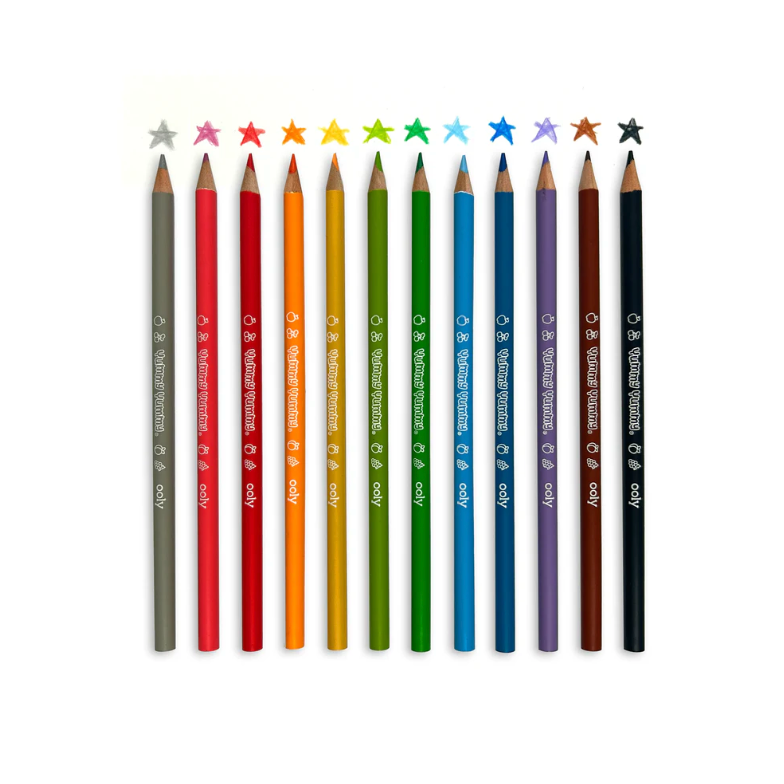 Yummy Yummy Fruit Scented Colored Pencils (Set of 12)