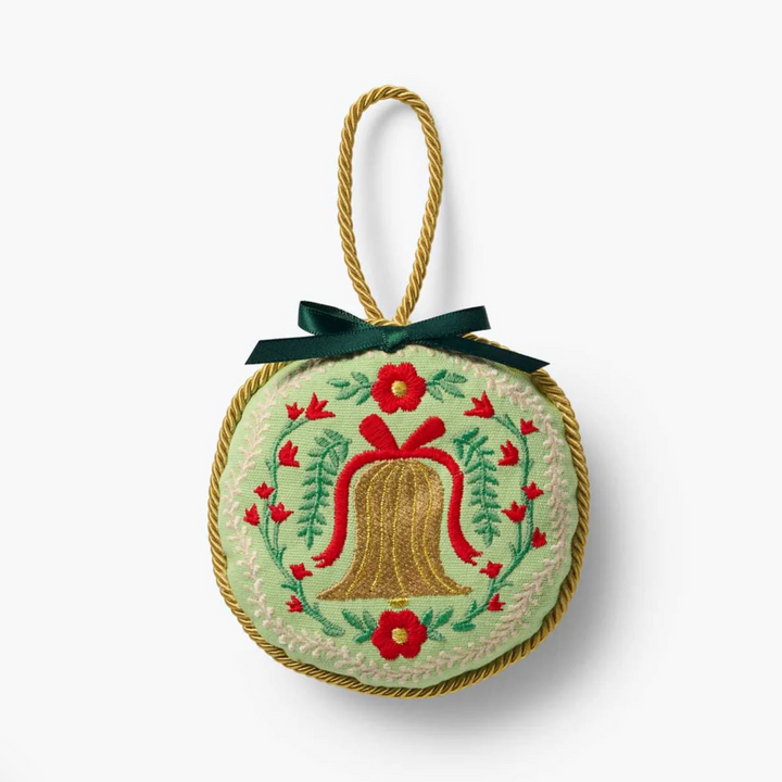 Christmastide Embroidered Ornaments